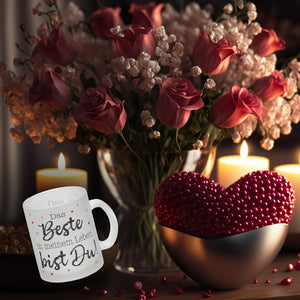 Das Beste in meinem Leben bist Du! Kaffeebecher
