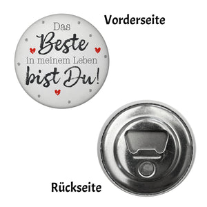 Das Beste in meinem Leben bist Du! Magnet rund rund