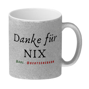 Bahnstreik Kaffeebecher mit Spruch Danke für Nix @GDL @Deutschebahn