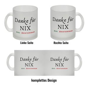 Bahnstreik Kaffeebecher mit Spruch Danke für Nix @GDL @Deutschebahn