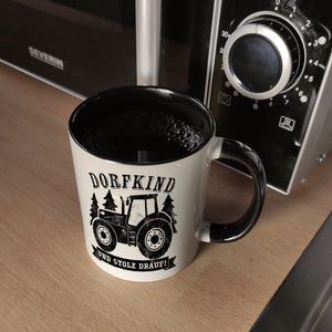 Dorfkind und stolz drauf Trecker Kaffeebecher
