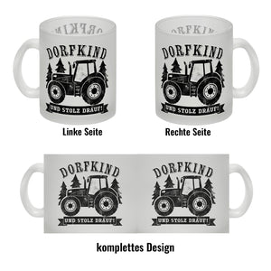 Dorfkind und stolz drauf Trecker Kaffeebecher