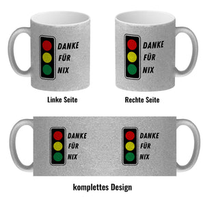 Ampel Kritik Kaffeebecher mit Spruch Danke für Nix