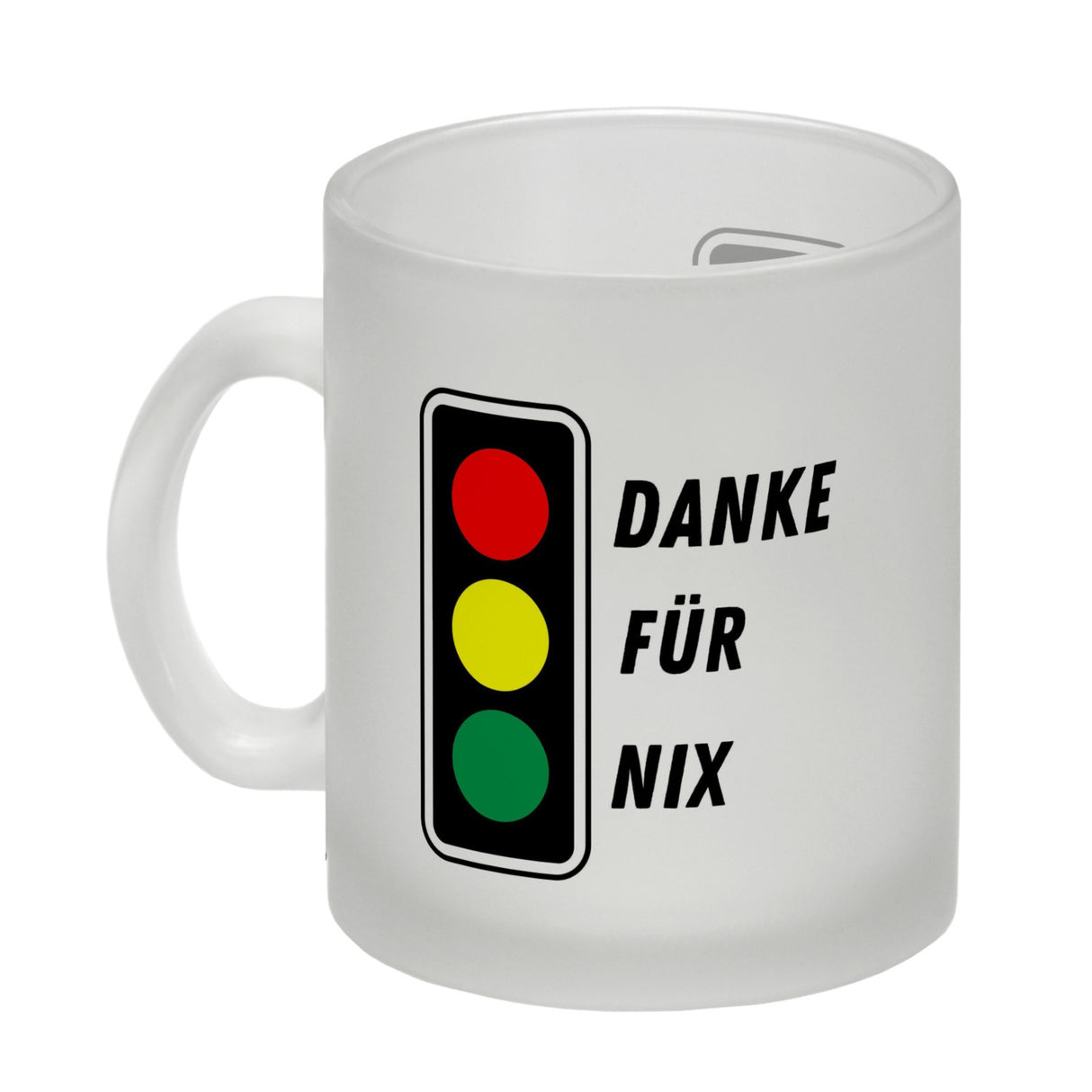 Ampel Kritik Kaffeebecher mit Spruch Danke für Nix