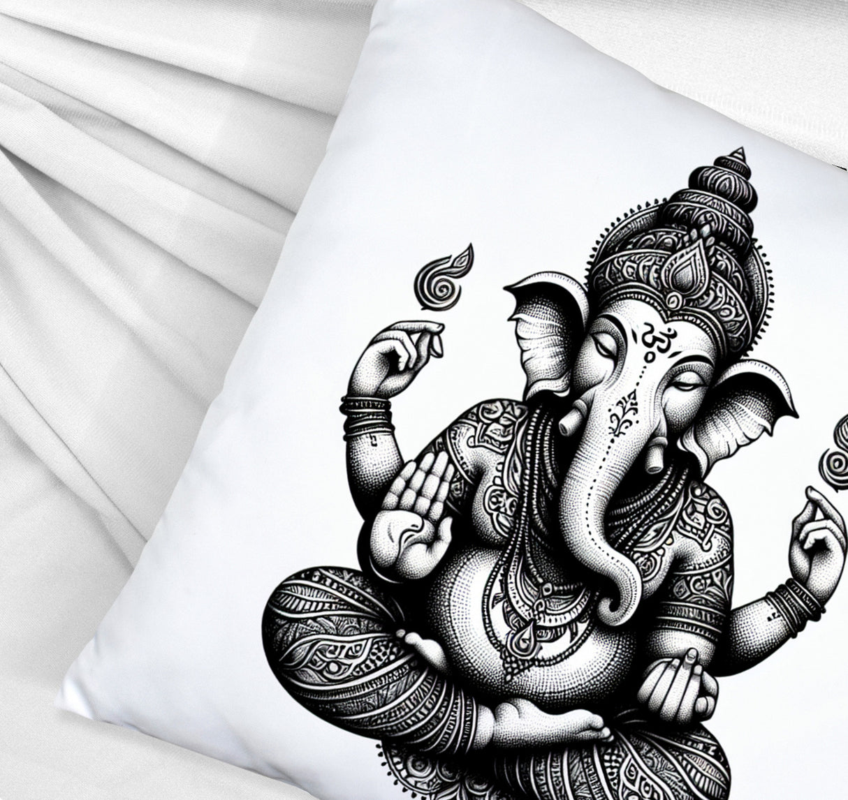 Ganesha Figur Deko Kissen