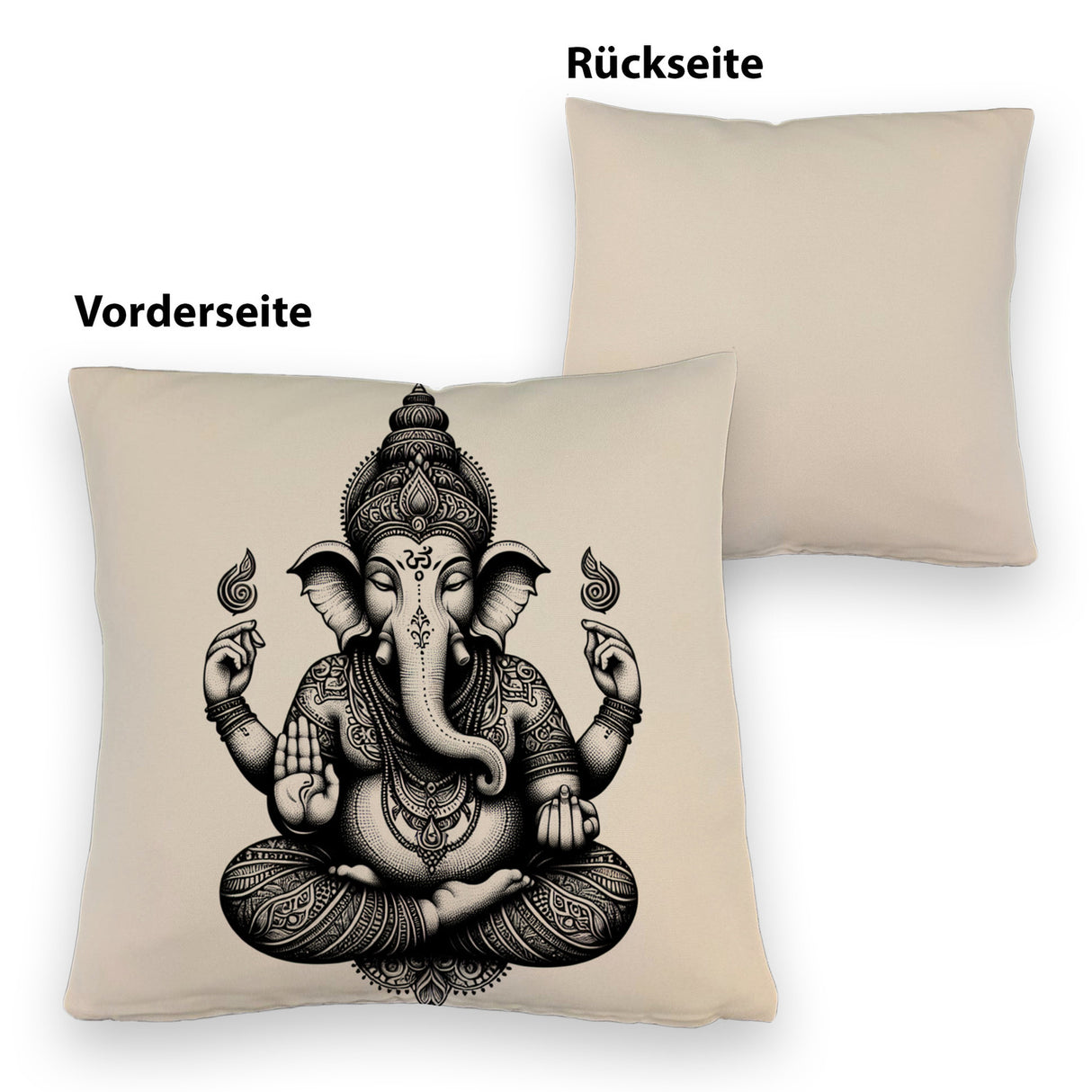 Ganesha Figur Deko Kissen
