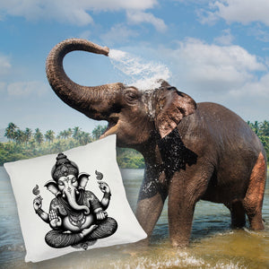 Ganesha Figur Deko Kissen