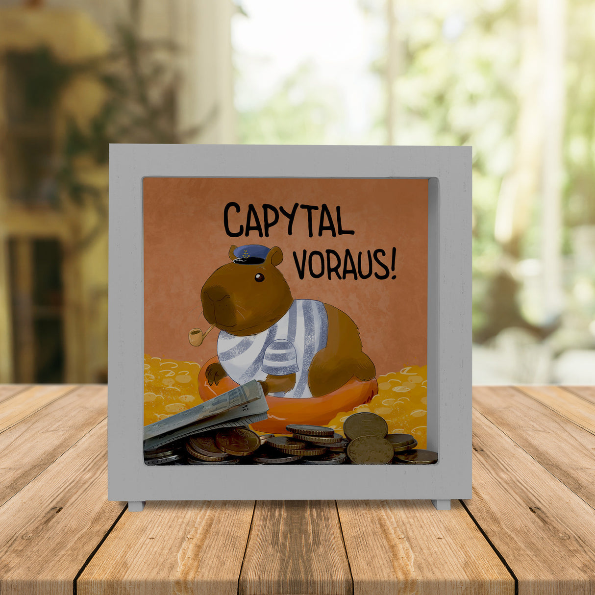 Capytal voraus Capybara Spardose