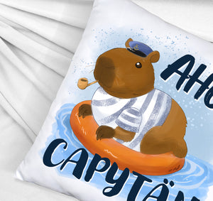 Ahoi Capytän Capybara Kissen
