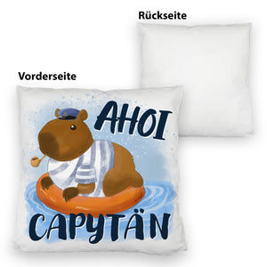 Ahoi Capytän Capybara Kissen