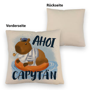 Ahoi Capytän Capybara Kissen