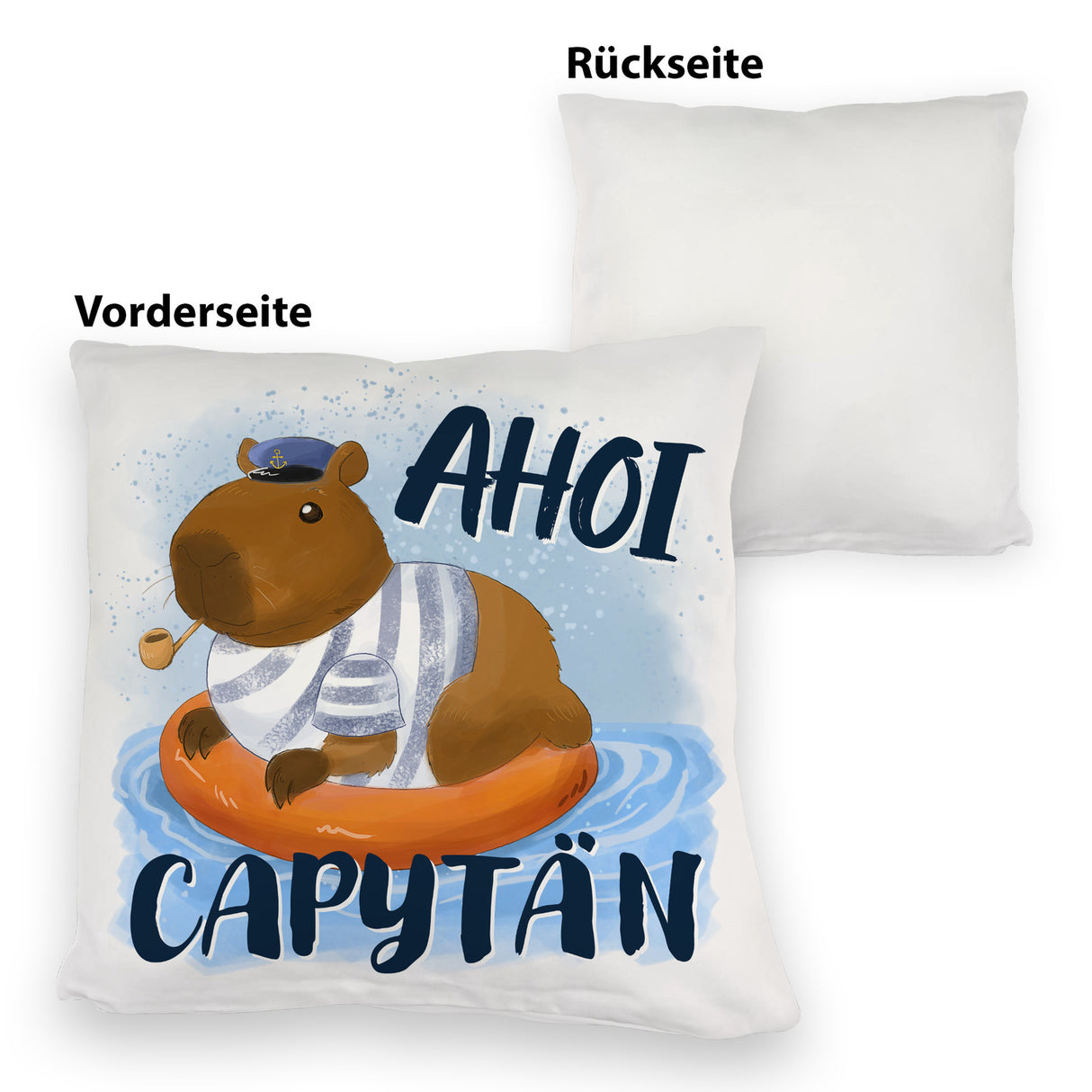 Ahoi Capytän Capybara Kissen