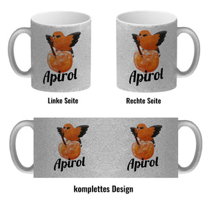 Vogel Priol Kaffeebecher mit Spruch Apirol