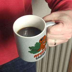 Aperolo Saufus Rex Kaffeebecher mit Spruch Cocktail T-Rex