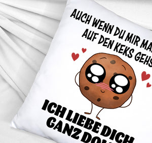 Ich liebe dich ganz doll Cookie Keks Kissen