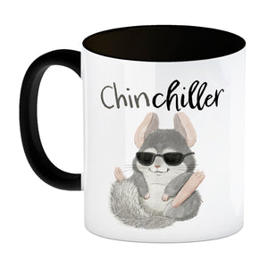 Chinchilla Kaffeebecher mit Spruch Chinchiller