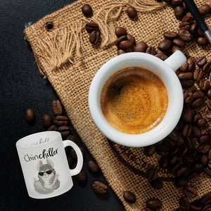 Chinchilla Kaffeebecher mit Spruch Chinchiller