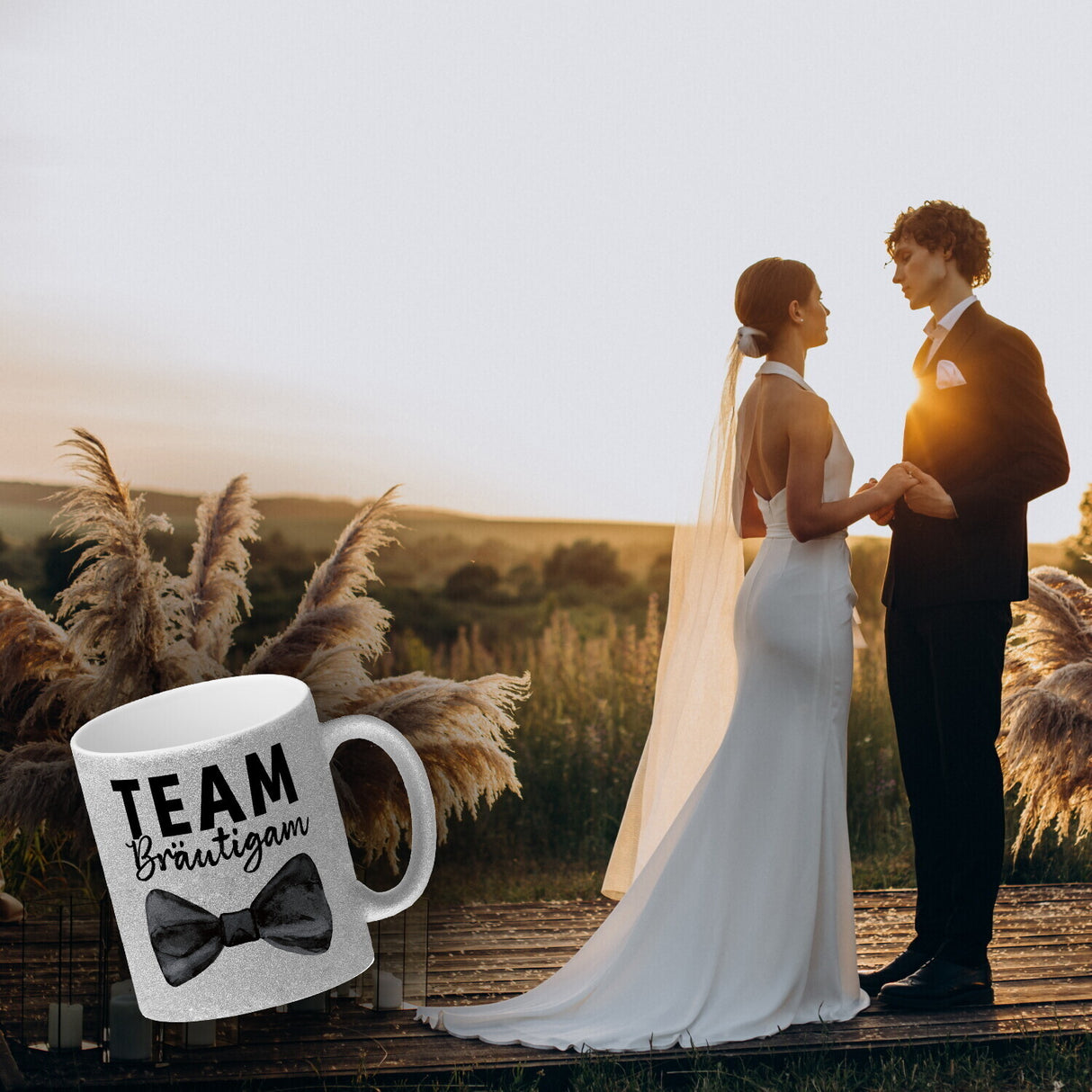 Trauzeuge Kaffeebecher mit Spruch Team Bräutigam