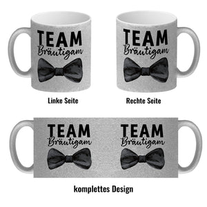 Trauzeuge Kaffeebecher mit Spruch Team Bräutigam