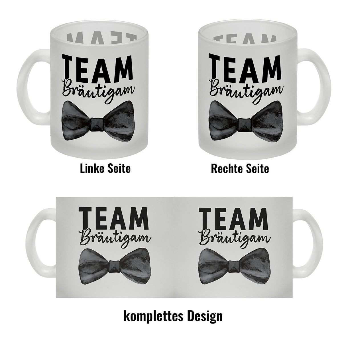 Trauzeuge Kaffeebecher mit Spruch Team Bräutigam