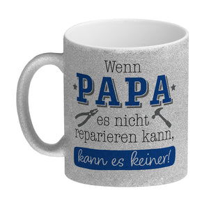Papa Geschenk Kaffeebecher mit Spruch Wenn Papa scheitert scheitert jeder