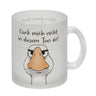 Gilbert die Gans Kaffeebecher mit Spruch Guck mich nicht in diesem Ton an