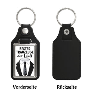 Trauzeuge Schlüsselanhänger mit Spruch Bester Trauzeuge der Welt