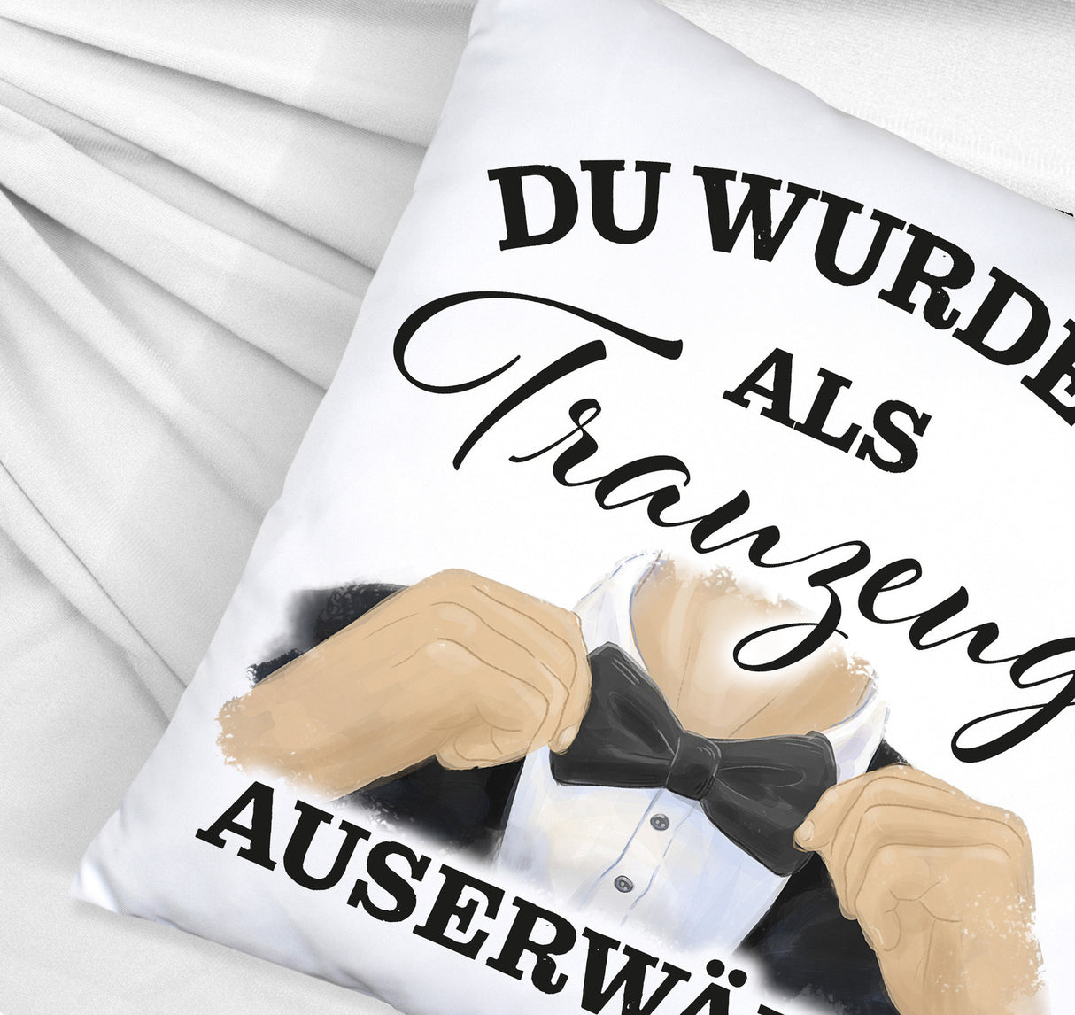 Als Trauzeuge auserwählt Kissen