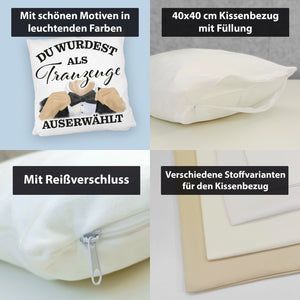 Als Trauzeuge auserwählt Kissen