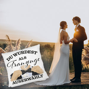 Als Trauzeuge auserwählt Kissen