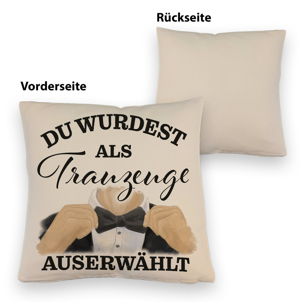 Als Trauzeuge auserwählt Kissen