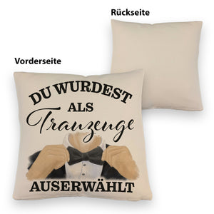 Als Trauzeuge auserwählt Kissen