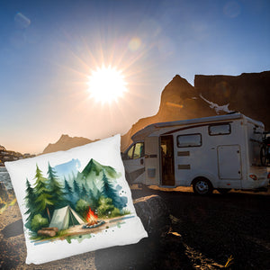 Camping im Wald Kissen