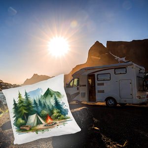 Camping im Wald Kissen