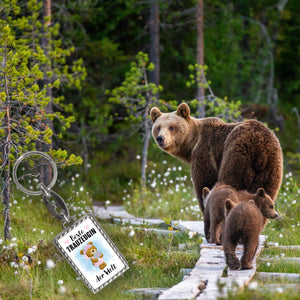 Trauzeugin Teddybär Schlüsselanhänger mit Spruch Beste Trauzeugin der Welt