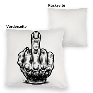 Mittelfinger Comic Kissen