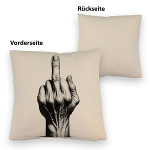 Mittelfinger Kissen