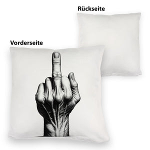 Mittelfinger Kissen