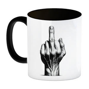 Mittelfinger Kaffeebecher