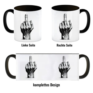 Mittelfinger Kaffeebecher