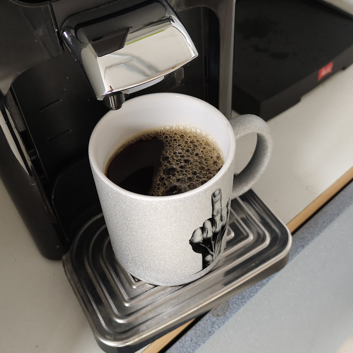 Mittelfinger Kaffeebecher