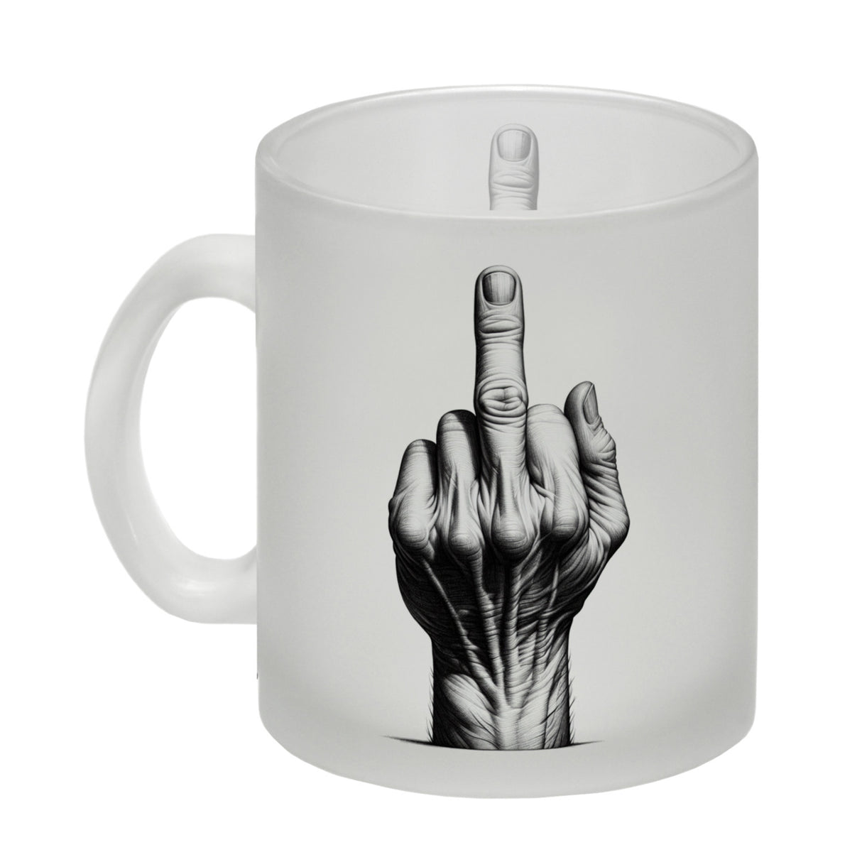 Mittelfinger Kaffeebecher