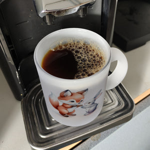 Fuchs und Hase Tierkinder Kaffeebecher