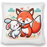 Fuchs und Kaninchen Kissen
