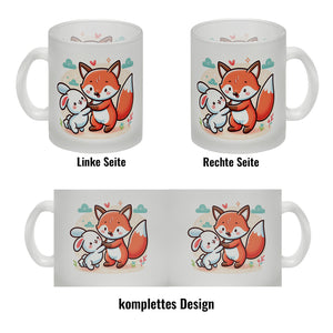 Fuchs und Kaninchen Kaffeebecher