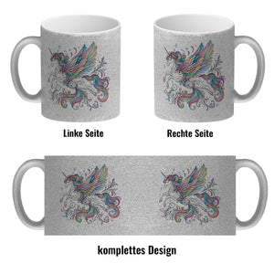 Einhorn in pastellfarben Kaffeebecher