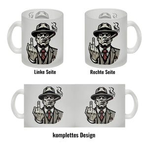 Mittelfinger Mafiaboss Kaffeebecher
