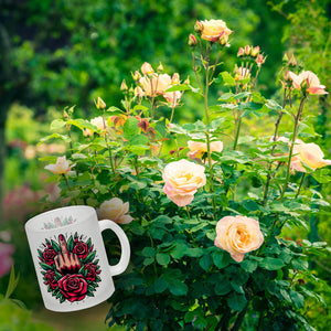 Stinkefinger Rosen - Ich hasse Menschen Kaffeebecher