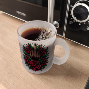 Stinkefinger Rosen - Ich hasse Menschen Kaffeebecher