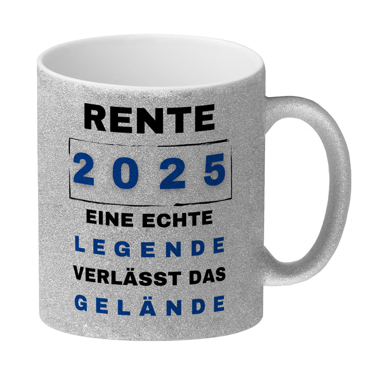 Rente 2025 Kaffeebecher mit Spruch Rente 2025 Legende geht